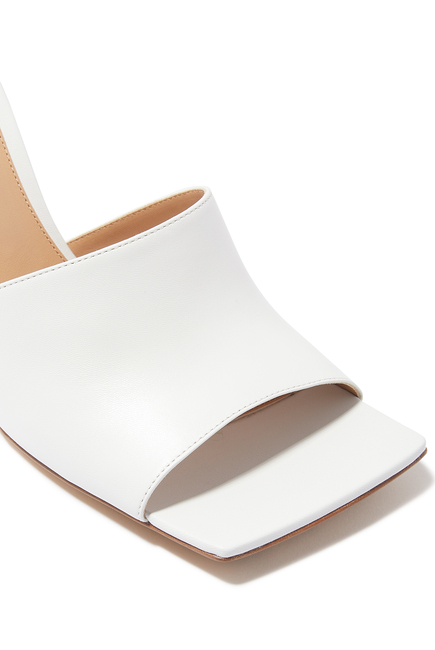 Stretch 90 Leather Wedge Sandals